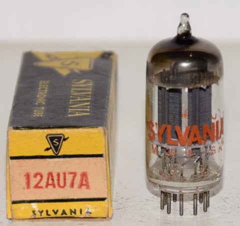 (!!) 12AU7A Sylvania NOS 1960 era (11.6/9.4ma)