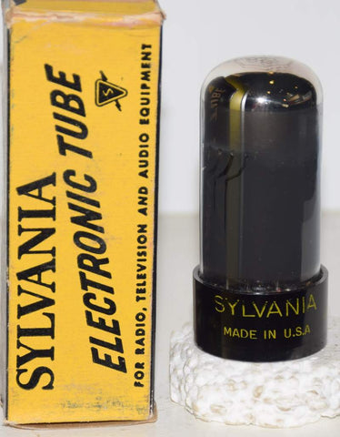(!!) 6V6GT Sylvania chrome top NOS 1956 (41.6ma)