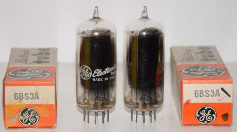 (!) (PAIR) 6BS3 Sylvania branded GE NOS (1 pair)