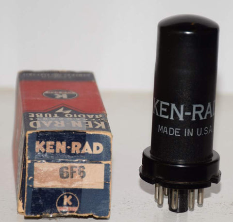 6F6 Ken Rad metal can NOS 1950 (33ma)