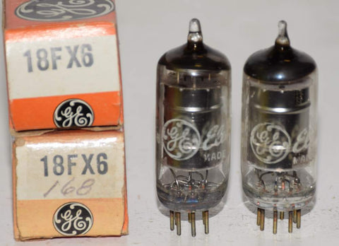 (1 PAIR) 18FX6 GE NOS 1960's (80/60 and 81/60)