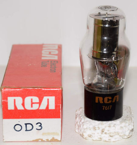 (!) 0D3 RCA NOS 1976 slightly tilted glass (argon)