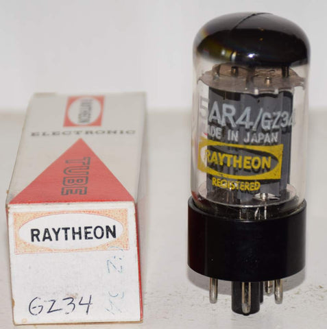 (!!!!) (Best GZ34 for the money) GZ34 Raytheon Japan by Matsushita NOS similar sound and build to Mullard NOS 1970's (60/40 and 62/40)