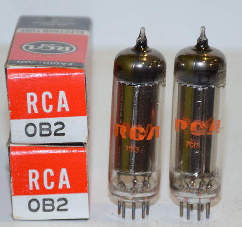 (!) (Recommended Pair) 0B2 RCA NOS 1970 (neon gas)