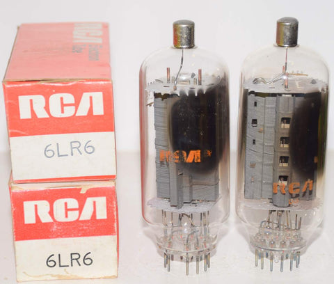 (!!) (BEST PAIR) 6LR6 RCA NOS 1970 era (86ma and 96ma)