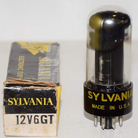12V6GT Sylvania chrome top NOS 1957 (58ma)