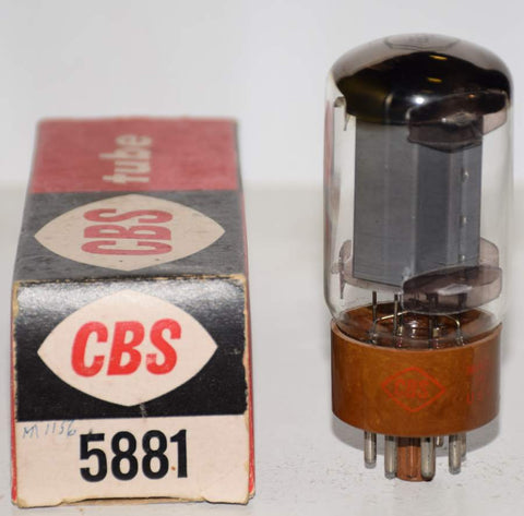 5881 Tungsol branded CBS NOS 1950's (80ma)