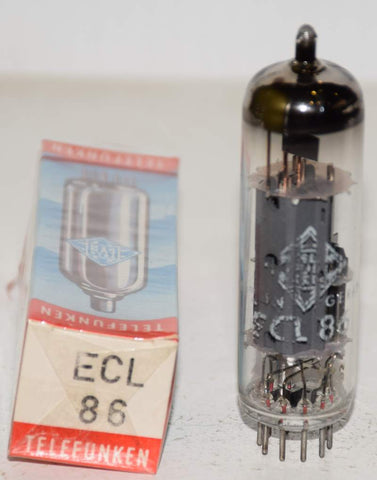 (!!!!) (Best Single) ECL86=6GW8 Siemens Halske branded Telefunken Germany NOS 1971 (1.3/41ma)