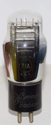 71A RCA Cunningham Radiotron used/tests like new 1936 (24ma)