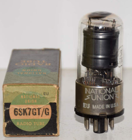 6SK7GT National Union NOS 1950 smaller top getter (8.2ma)