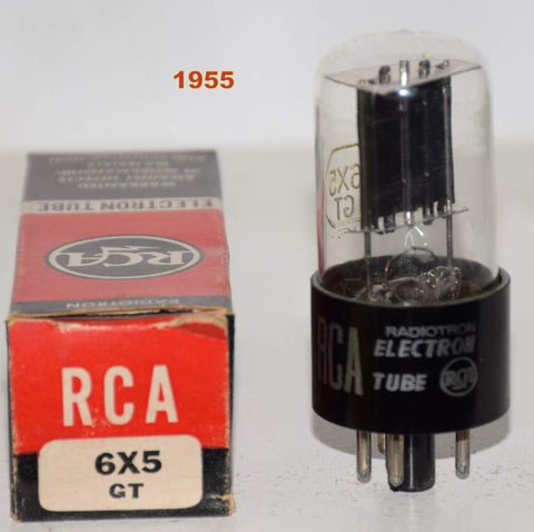 6X5GT RCA NOS 1955 (50/40 and 60/40)