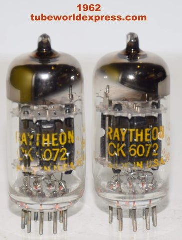 (!!!!) (Good Value Pair) CK-6072 Raytheon triple mica black plates 