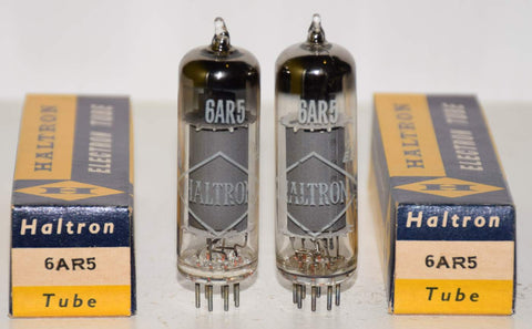 (BEST PAIR #3) 6AR5 Halton Japan NOS 1970's (36ma and 38.8ma)