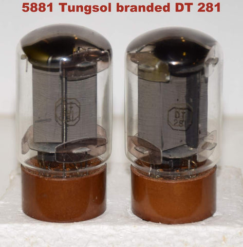 (!!!!) (Best Value Pair) 5881 Tungsol branded 