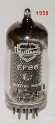 (!!) (Good Value) EF86 Mullard Blackburn UK 