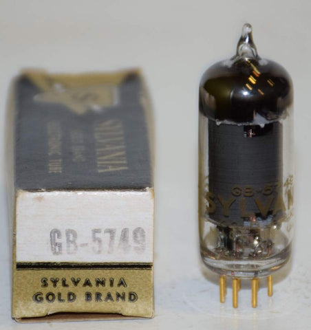 GB-5749=6BA6W Sylvania Gold Brand NOS 1960's (9.2ma)