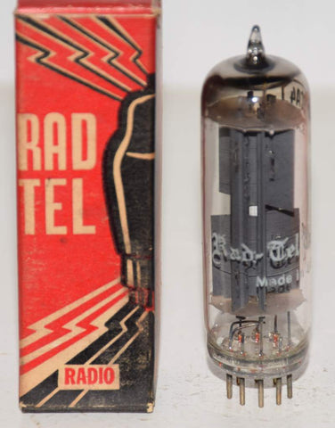 6CA4 Tungsol branded RAD TEL NOS 1961 (52/40 and 52/40)