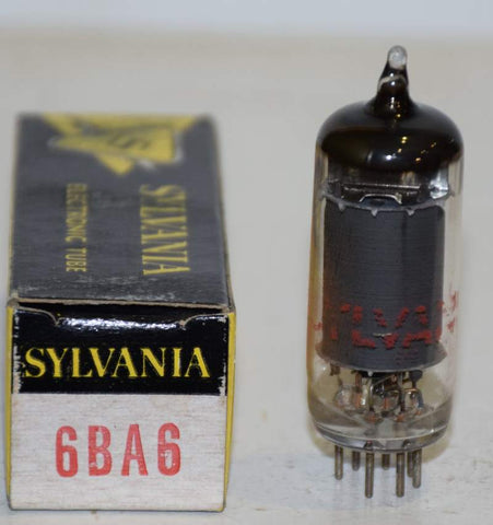 (!) (BEST SINGLE) 6BA6 SYlvania NOS 1960's (10.8ma)