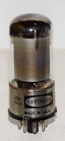 6SH7GT Tungsol 1940's NOS rebranded Raytheon 1970 (11.2ma)