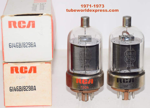 (!!!) (PAIR) 6146B RCA NOS 1971-1973 (83ma and 87ma)