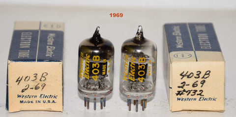 (!!!!) (Recommended Pair) 403B Western Electric NOS 