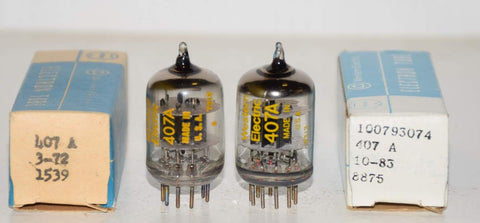 (!!!) (Recommended Pair) 407A Western Electric NOS 