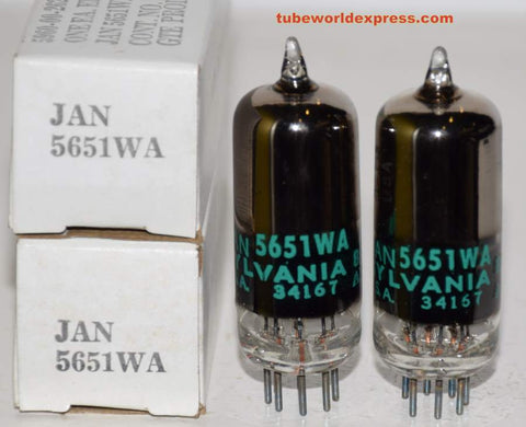 (!!) (Recommended Pair) 5651WA Sylvania JAN 1980-1982 Diode Voltage Reference (1 pair)
