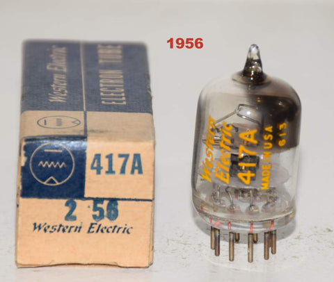 (!!) (SINGLE) 417A Western Electric NOS 1956 (19ma)