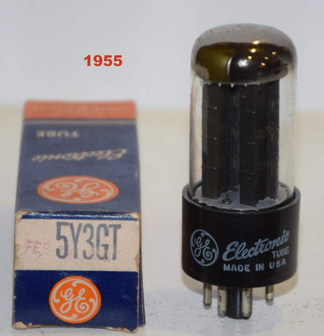 (!!) (Best Value Single) 5Y3GT GE NOS 1955 (53/40 and 64/40)