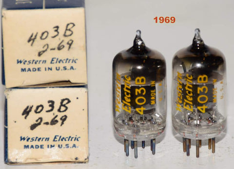 (!!!!) (Recommended Pair) 403B Western Electric NOS 