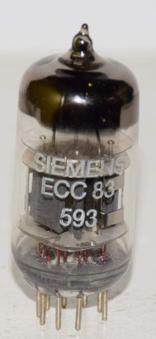 (!) ECC83=12AX7 China branded Siemens NOS 1993 (Gm=1300/1500)