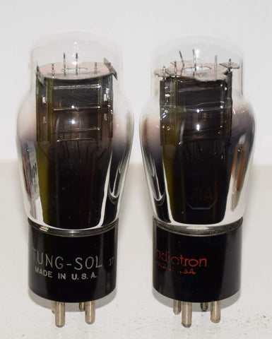 (!!) (Single) 71A Tungsol NOS and RCA like new 1940's in white boxes (23.6ma and 23.5ma) 1% matched