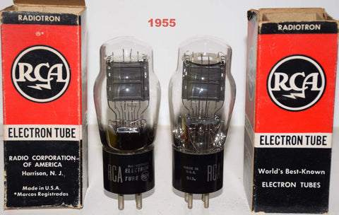 (!!) (BEST PAIR) 45 RCA NOS ST-14 1955 (31ma and 35ma)