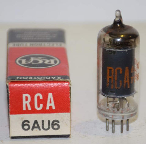(!!) (Recommended Single) 6AU6 RCA NOS 1960 era (6.6ma)