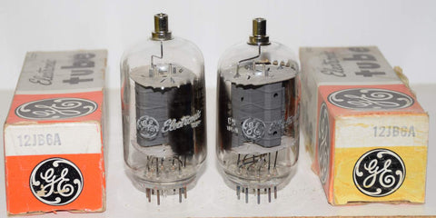 (!) (Best Pair) 12JB6A GE NOS 1970 era (70ma and 77ma)