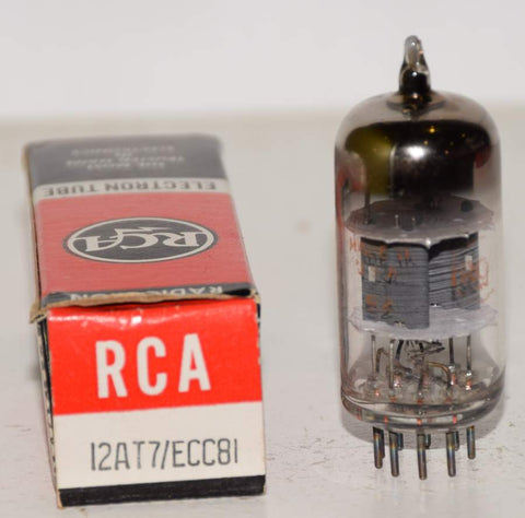 (!!!) 12AT7 RCA gray plates NOS 1960's (8.6ma/10.4ma)