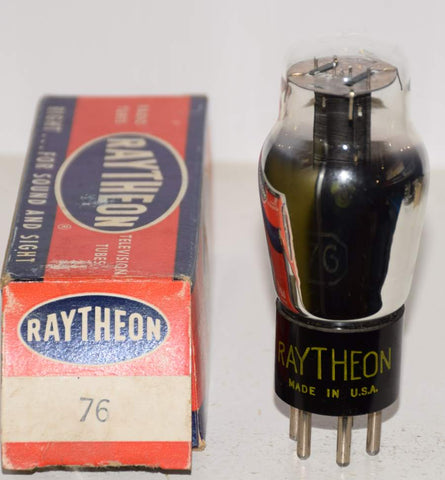 (!!!) 76 RCA branded Raytheon NOS 1954 (5.1ma)