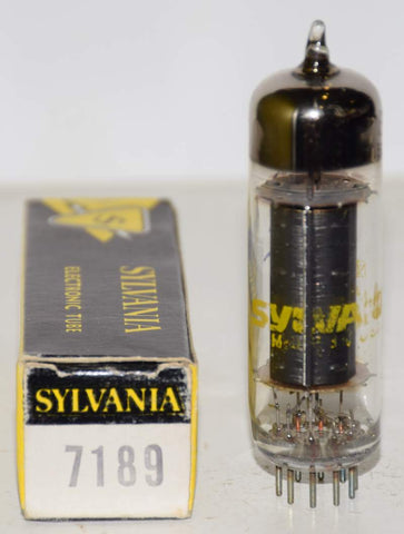 7189 Sylvania black plate NOS 1960's (52ma)