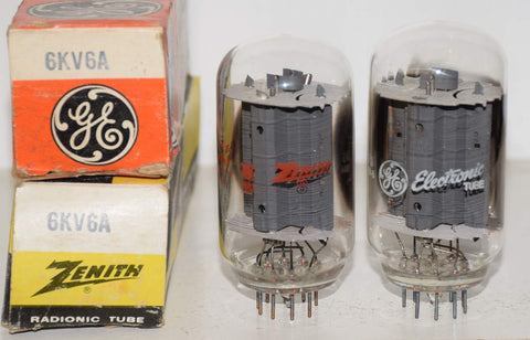 (!) (PAIR) 6KV6A GE NOS (38.5ma and 36ma)