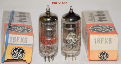 (1 PAIR) 18FX6 GE NOS 1961-1965 (82/60 and 85/60)