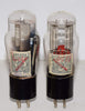 (!!!!) (Best Pair) 80=U50 Marconi Madrid Spain tall bottle NOS 1949 (54-64/40 and 57-62/40)