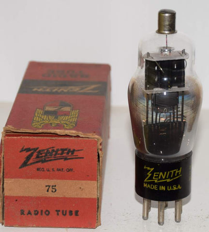 (!) 75=VT-75 Sylvania Zenith NOS 1940's (39/19)