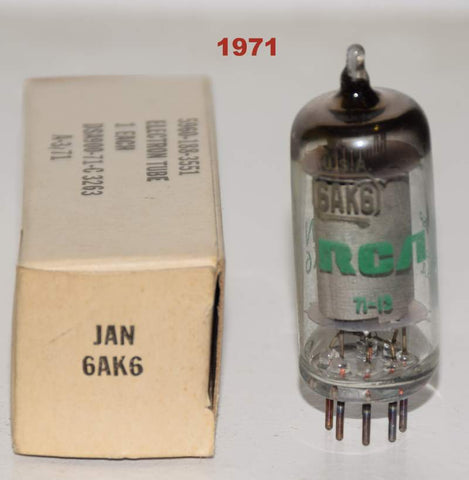 6AK6 RCA NOS 1971 (90/60)