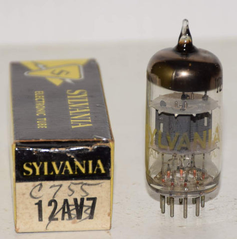 (!) (Single) 12AV7 Sylvania NOS 1960's (13.5/14.4ma)