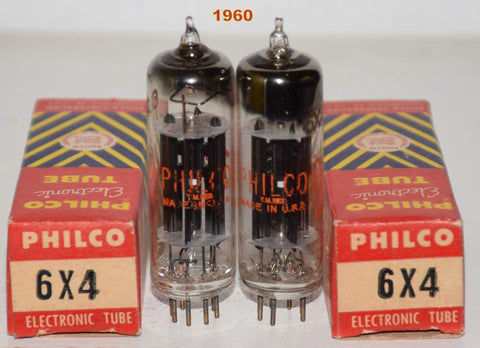 (!!) (BEST SYLVANIA PAIR) 6X4 Sylvania Philco NOS 1959 