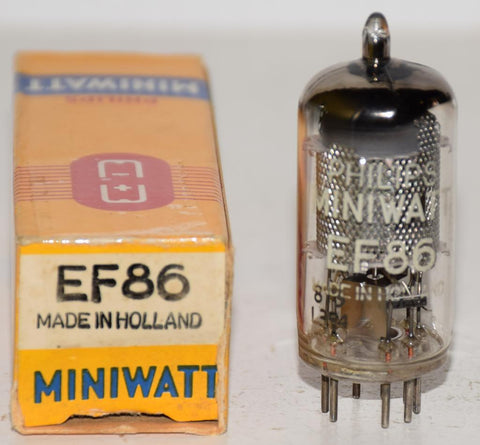 (!!!!) (Single) EF86 Philips Miniwatt Holland NOS 1963 (2.9ma)