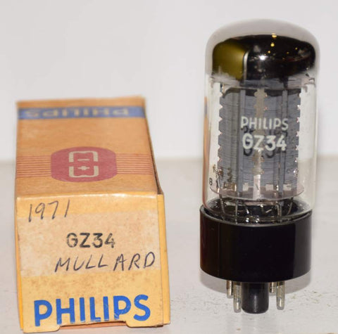 (!!!!!) (Best Single 1971) GZ34 Philips by Mullard Blackburn UK NOS 1971 (58/40 and 58/40)