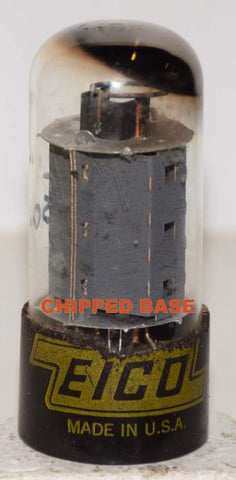 (!) (Single) 7591 EICO Westinghouse used/70% 1961 top edge of base is chipped (42ma and Gm=7350)