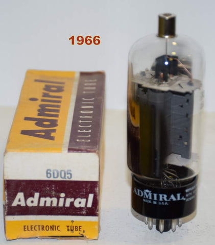 6DQ5 GE Admiral NOS 1966 (95ma)