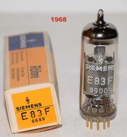 (!) (Best Single) E83F=6689 Siemens Holland NOS gold pins 1968 (15.2ma)